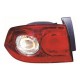 Renault Laguna Hatchback 2005-2007 Outer (Wing) Rear Light Unit Passenger Side